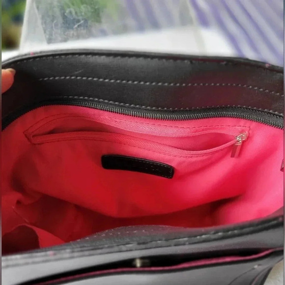 Mia & Luca Black,  pink, tan tri-colored purse shoulder bag - Picture 8 of 16